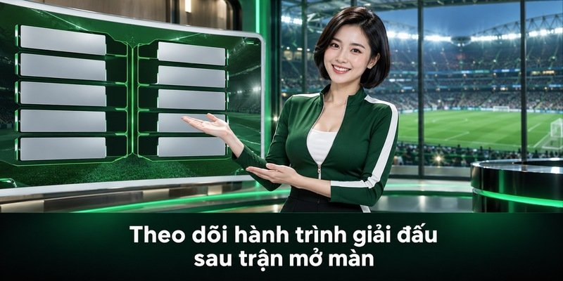 Theo dõi hành trình giải đấu sau trận mở màn